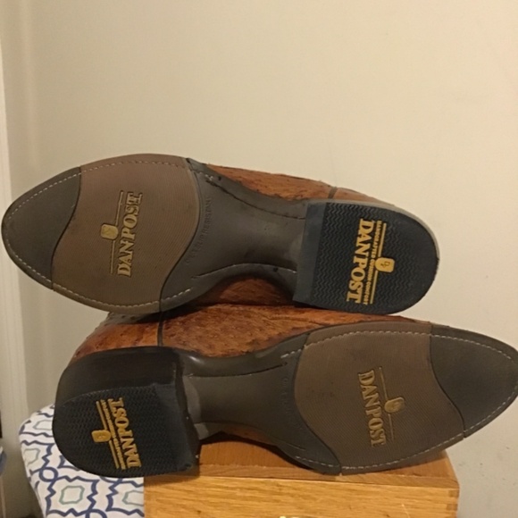 🔥Best offer, Dan post, Ostrich boots, new cond. see pics, size 9 1/2 D, buy now - Picture 3 of 3